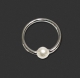 Pearl Ballclosure Ring