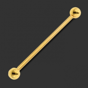 Barbell Gold Steel in 1,6 x 36mm