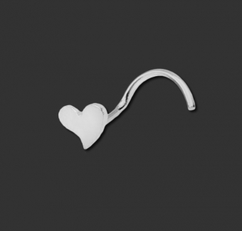 Nosestud Surgical Steel Heart