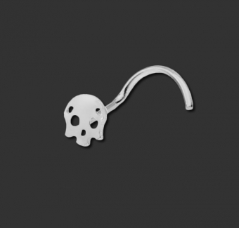 Nosestud Surgical Steel Skull