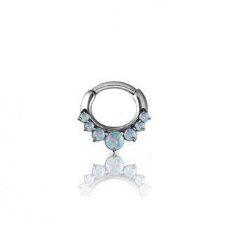 Septum Clicker mit Cubic Zirconia