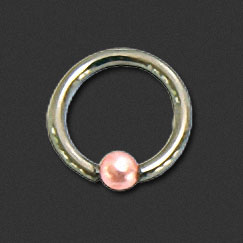 Pearl Ball Closure Ring