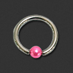 Pearl Ball Closure Ring