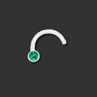 Bioflex Jewelled Nosestud Clear / EM