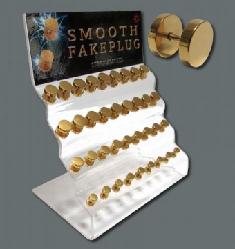 Fakeplug Display Smooth Gold
