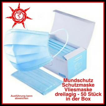 Mundschutz/ Schutzmaske/ Vliesmaske 3 lagig