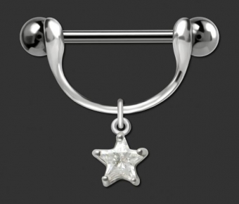 Star Nipple Stirrup & Barbell