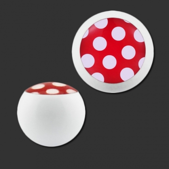 SUPERNOVA CONCEPT Pure White Ball mit Polka Dots