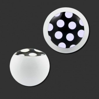 SUPERNOVA CONCEPT Pure White Ball mit Polka Dots