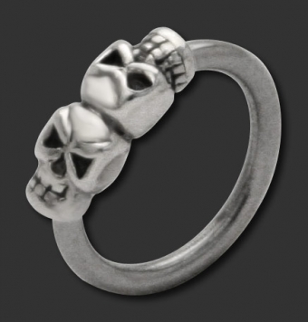 Skull Closure Ring