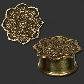 Brass Mandala Plug