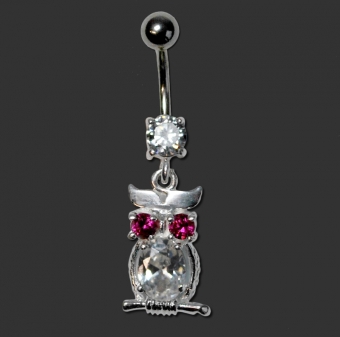 Owl Bananabell 925 Sterling Silver