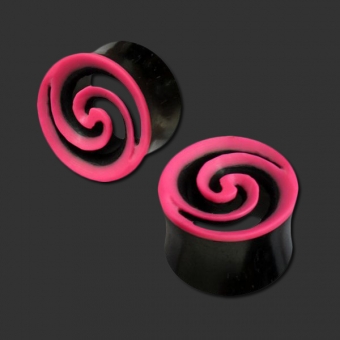 Pink Resin Horn Plug