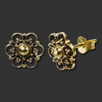 Brass Earstud