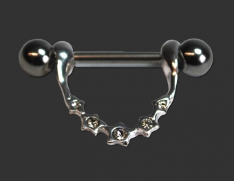 Rose Nipple Stirrup & Barbell