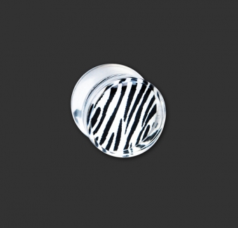 PMMA Zebra Plug in 6 Größen