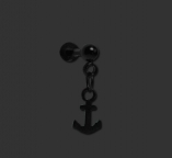 Dangling Anchor Labret Stud