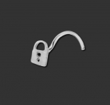 Nosestud Surgical Steel Lock