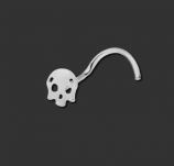 Nosestud Surgical Steel Skull