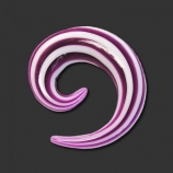 Twisted Striped Spiral