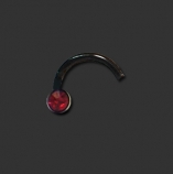 Bioflex Jewelled Nosestud Black / SI