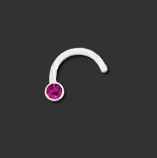 Bioflex Jewelled Nosestud Clear / FU