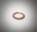 Pave Setting Rosegold Clicker