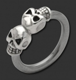 Skull Belly Closure Ring