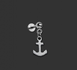 Dangling Anchor Labret Stud