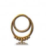 Ornamental Brass Septum Piercing