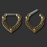 Septum Clicker Antique Gold Steel