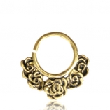 Ornamental Brass Septum Piercing