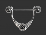 Rose Nipple Stirrup & Barbell