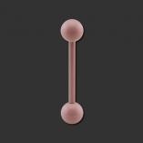 SUPERNOVA CONCEPT Light Pink Microbell in 1.2x8mm