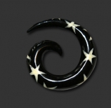 Hornspiral Bone Inlay (Stars)